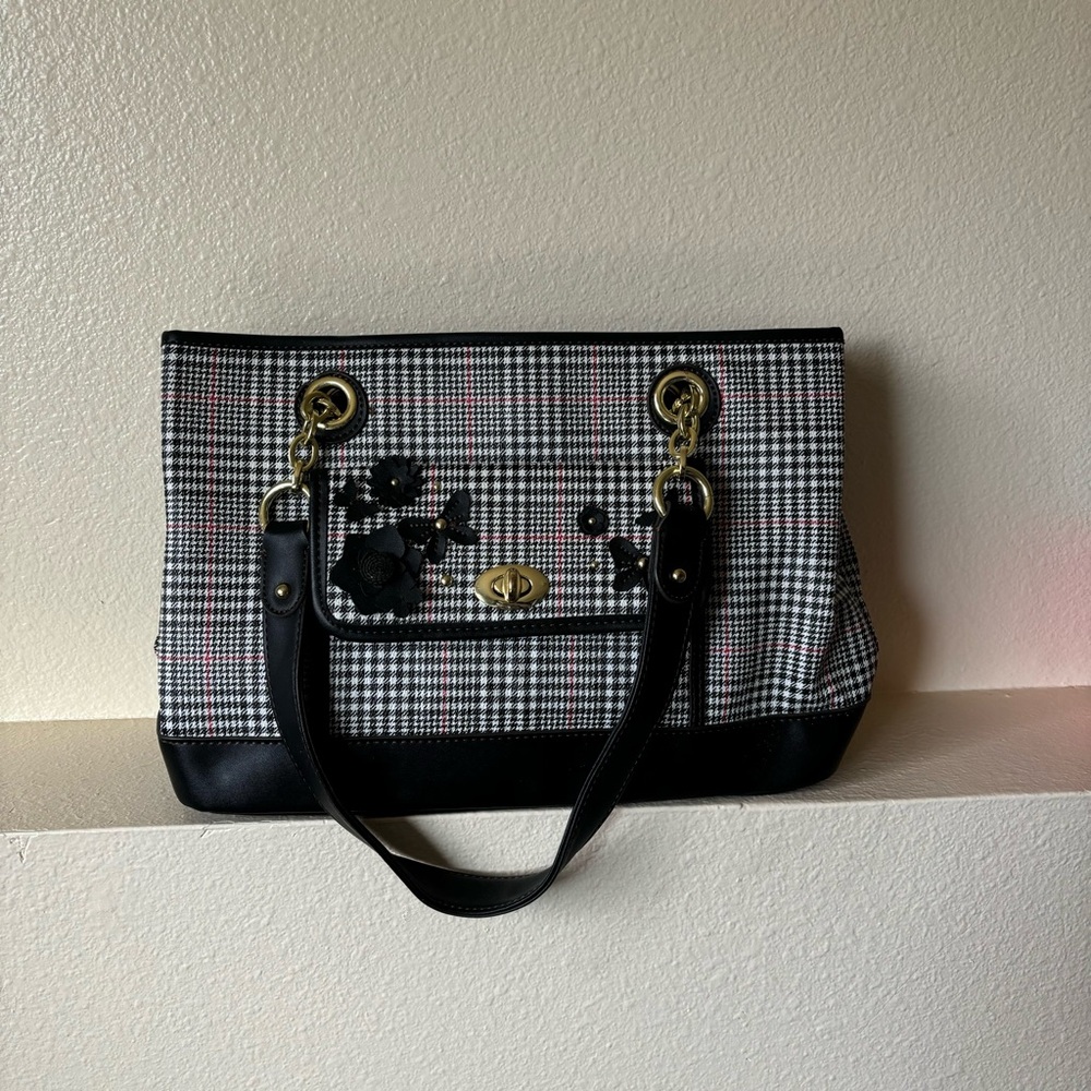 Liz Claiborne Houndstooth Purse